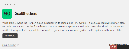 《界之轨迹》M站87分!剧情引人入胜 战斗也尤为出色