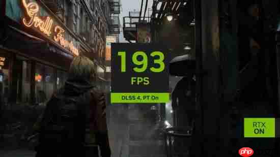 《生化危机9:安魂曲》路径光追/DLSS4预告 不到60帧暴涨至200帧