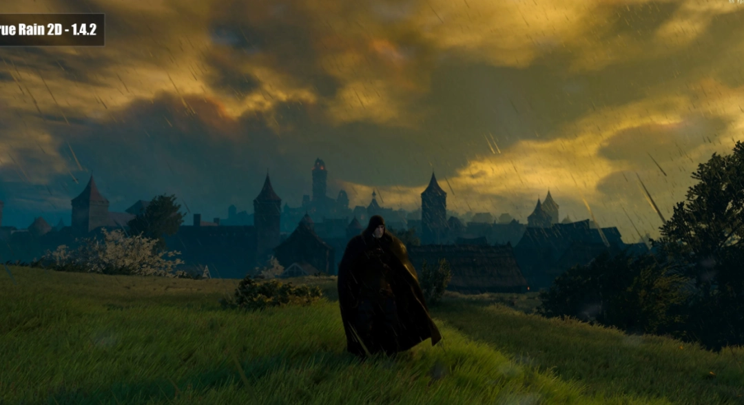 《巫师3》推出全新模组：加入复杂雨水渲染系统