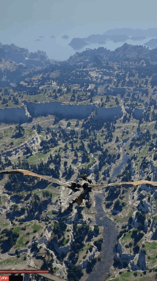 《红色沙漠》开放世界探索太爽!骑鸟乘龙还有机甲