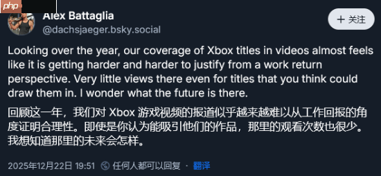 多位知名记者称Xbox内容没人看！点击量甚至无法维持运营？