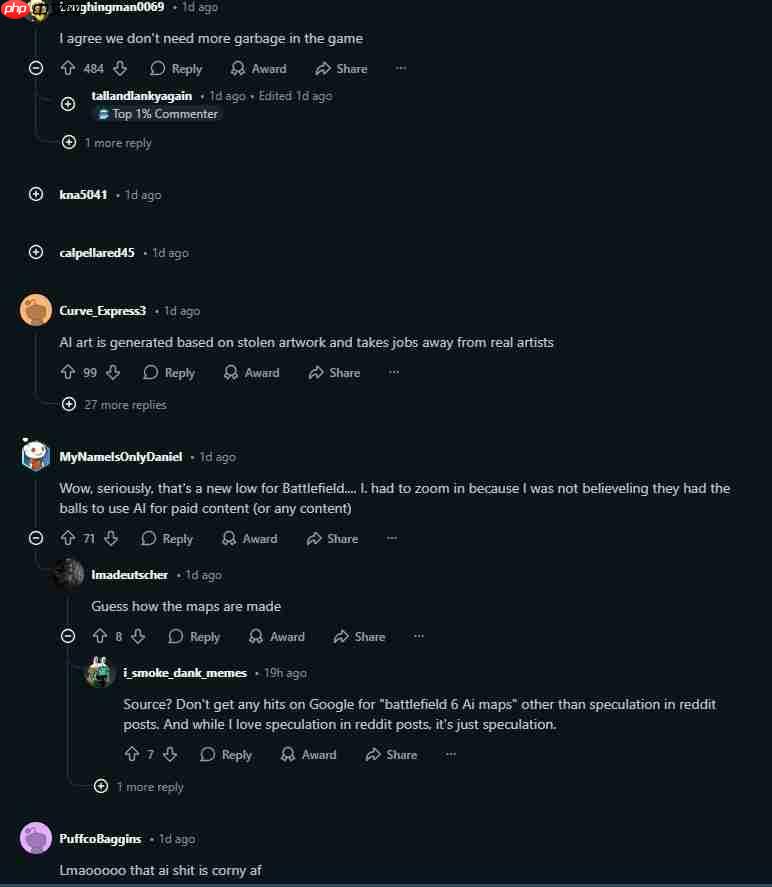 要求退款！《战地6》因AI生成内容遭玩家怒喷抵制