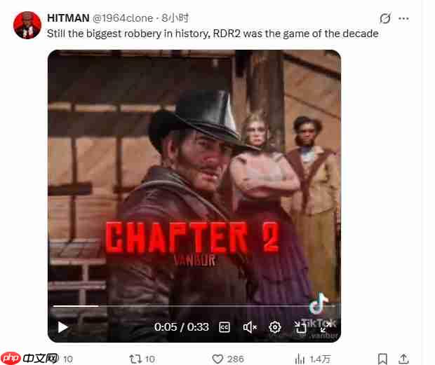 遗憾没有《荒野大镖客2》！过去十年TGA年度游戏盘点