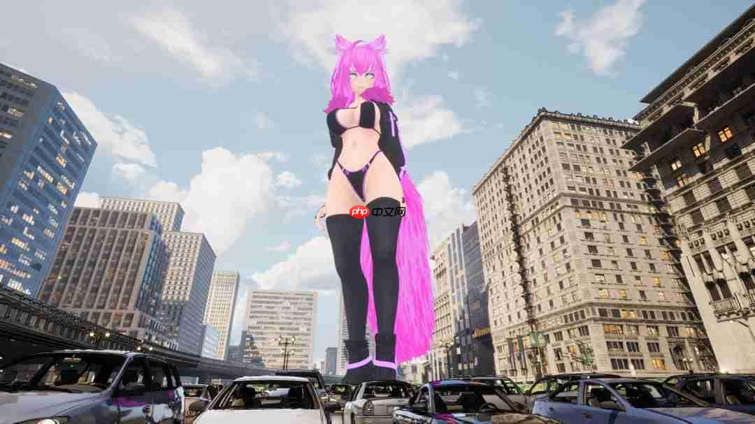 《女巨人游乐场》发布新实机展示 细节丰富的25×25平方公里城市