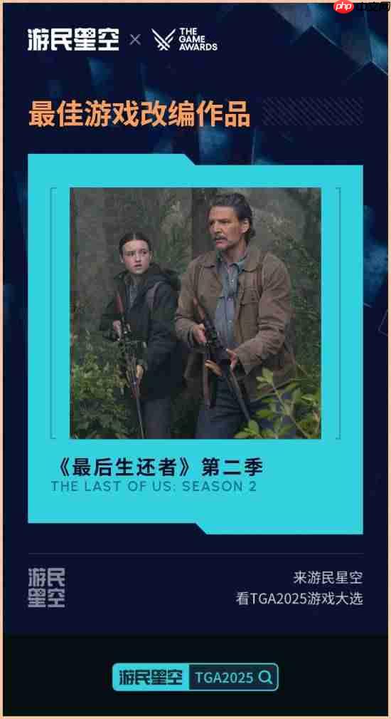 《最后生还者》真人剧第二季TGA获奖遭质疑！你觉得它配吗？