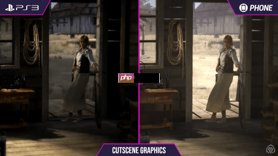 《荒野大镖客》PS3和手机画面对比:你认为谁赢了?