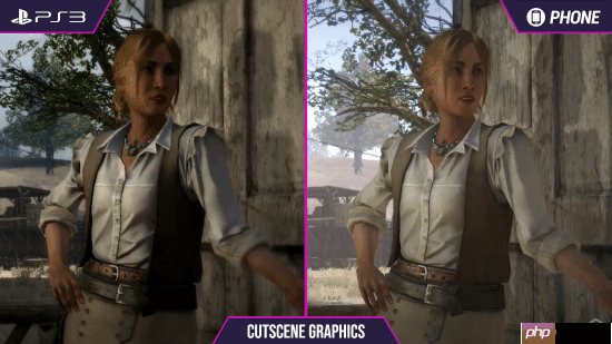 《荒野大镖客》PS3和手机画面对比:你认为谁赢了?