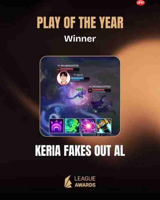 LOL年度大奖出炉!Chovy击败Faker当选最佳年度选手