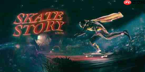 PS+二档首发入库！超现实游戏《Skate Story》让你穿行地狱