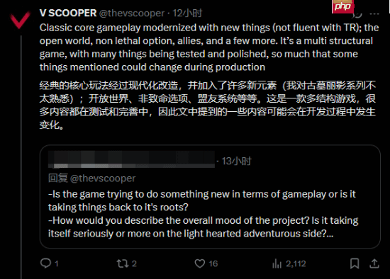 《古墓丽影》新作大爆料:玩法更现代 已到最终打磨阶段!