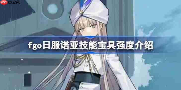 FGO日服诺亚技能宝具详解，强度分析与评价