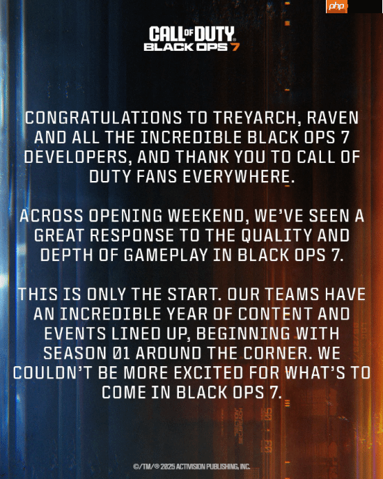 COD22差评如潮背后的反思，动视发文感谢玩家支持