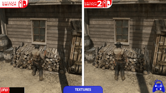 《荒野大镖客：救赎》NS和NS2画面对比：2K/60帧 加载超快